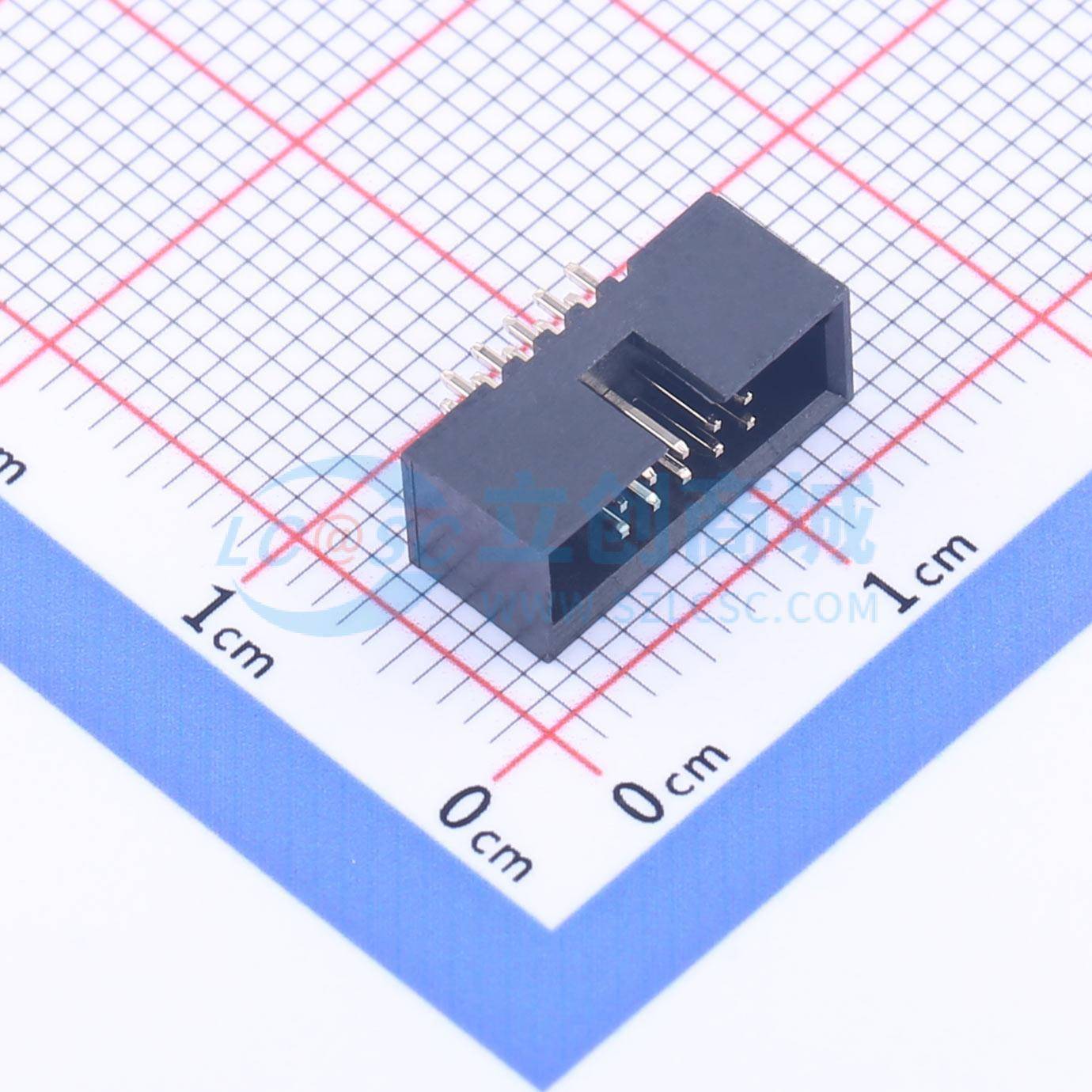 连接器 X1270WV-2x05A-6TV01 插件,P=1.27mm