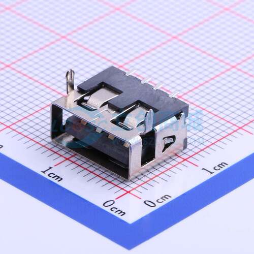 USB连接器 912-121A2026S10100 SMD 4P Type-A母座 USB2.0 精拓金