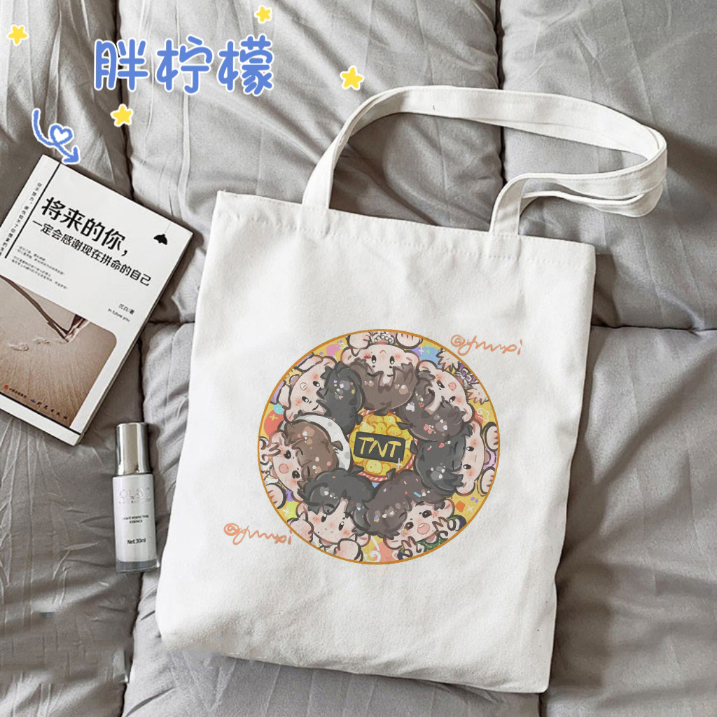 TNT时代少年团帆布包手提购物袋