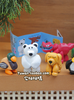 DAISUKE KONDO白熊月亮小狗潮玩艺术家手办玩具家居装饰摆件礼物