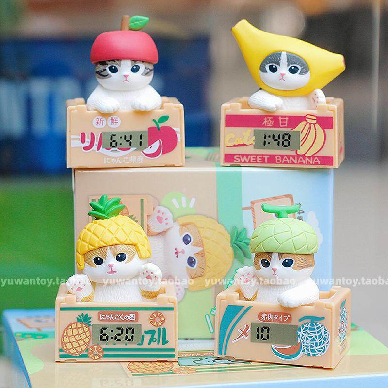 猫福珊迪时钟造型盲盒手办潮玩猫咪公仔创意车载桌面装饰摆件礼物,模玩/动漫/周边/娃圈三坑/桌游,潮玩盲盒,淘宝优惠券,粉丝福利购,淘宝优惠卷