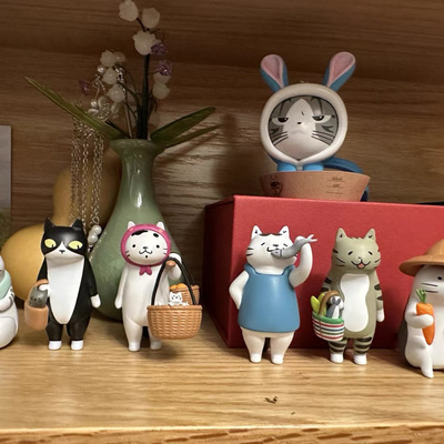 喵的菜市场可爱猫咪模型手办摆件