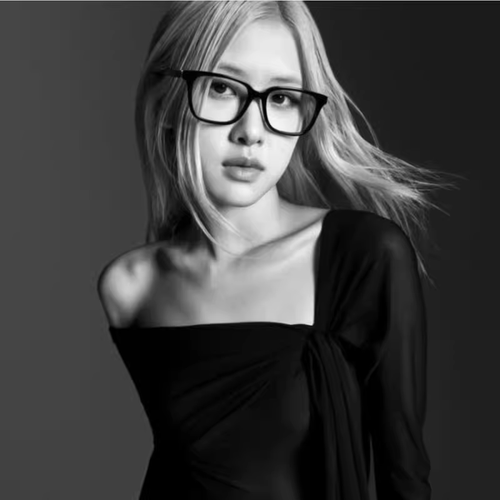 YSL/圣罗兰矩形韩版近视镜架明星