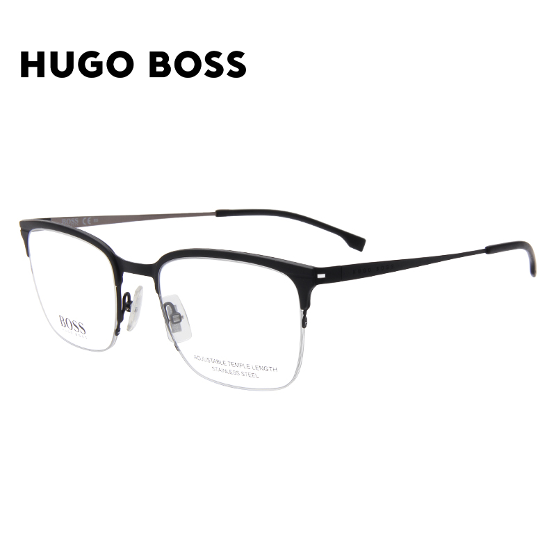 Hugo Boss雨果博斯男女眉线框半框可配度数经典光学近视镜架1244