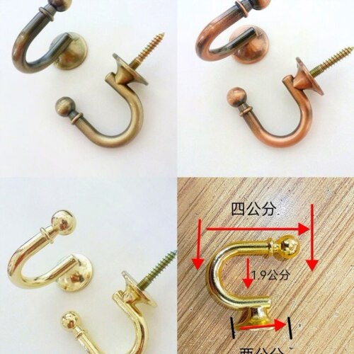 打孔简约窗帘挂钩墙壁钩挂衣服绑带免钉固定勾子厨卫金属挂钩
