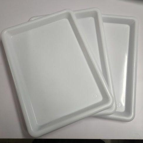 碗篮通用型接水盘长方形厨房沥水盘刀架白色塑料橱柜厨房沥水托盘