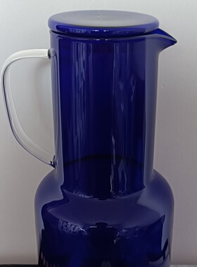 蓝色太阳水壶零极限归零清理工具水壶套装一杯一壶耐高温玻璃水杯