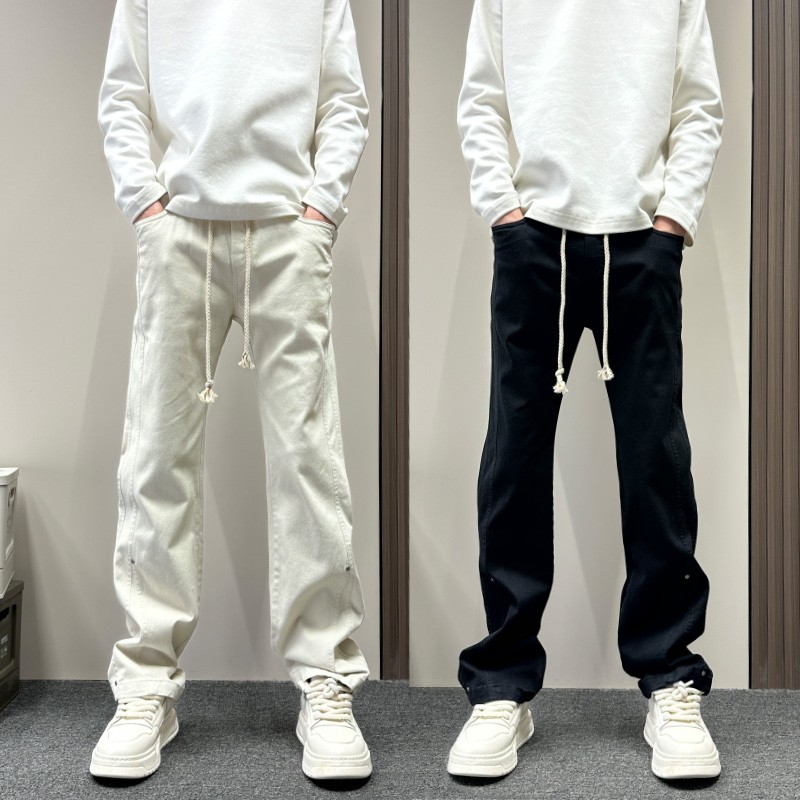 潮牌cleanfit微喇显瘦休闲裤男
