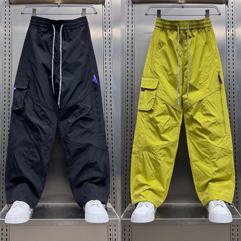 春夏新款户外机能风多口袋休闲裤