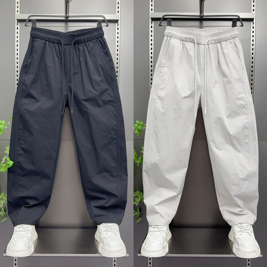 夏季薄款速干户外运动裤男