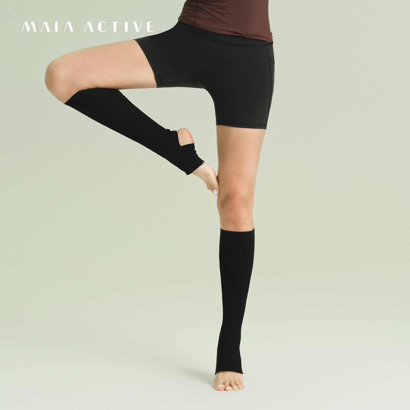 含羊绒腿套袖套柔软亲肤日常出行瑜伽腿套袖套MAIAACTIVE 