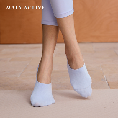 MAIA女士圆头船袜3双装
