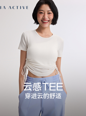 CLOUD-TOUCH云感TEE瑜伽上衣运动健身圆领T恤女MAIAACTIVE 52TS06