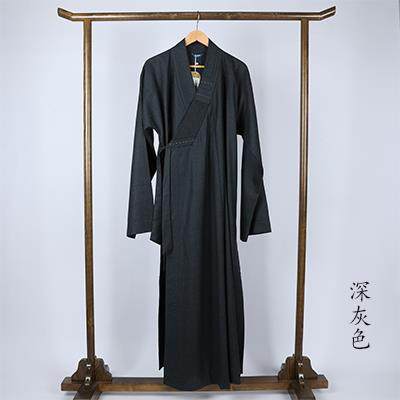 新款僧服秋冬款羊毛呢大褂保暖高档僧人长褂男女出家2024新款毛料