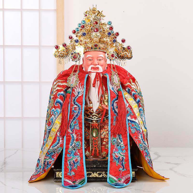23新款佛像观音披风佛袍披风斗篷财神家衣服奶奶神像妈祖的披袍佛