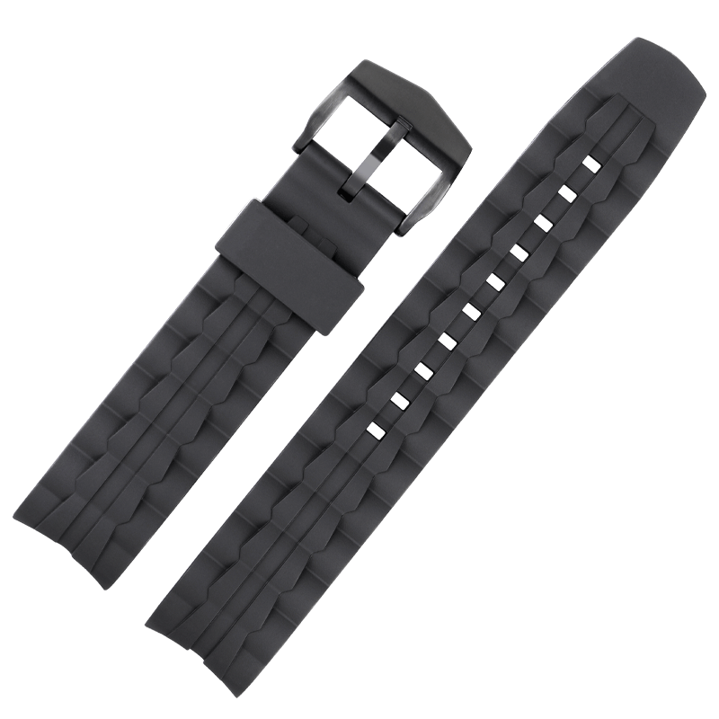 适配卡西欧EDIFICE系列红牛限量版EF-550D精钢表带胶带男配件22mm