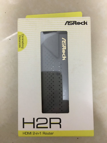 ASRock 华擎H2R 2合1 无线视频传输便携路由器 无线投屏路由器