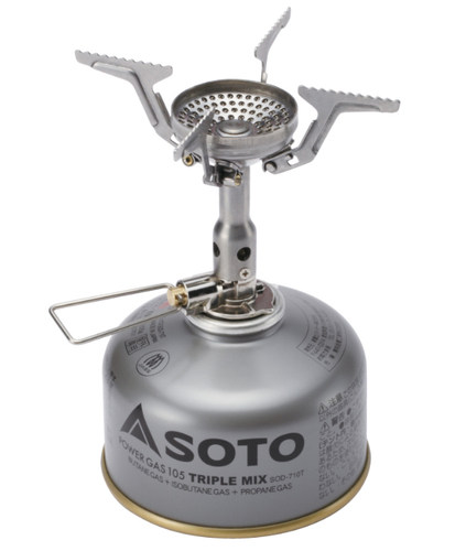 日本SOTO Amicus Stove四角支架轻量户外炉头 OD-1NV