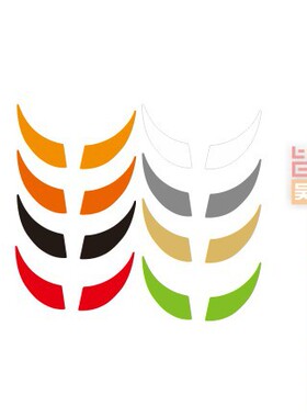 Pinarello牛角贴 把立贴小翅膀贴纸一对