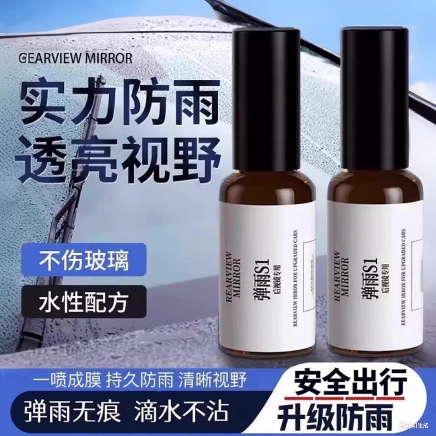 弹雨s1后视镜倒车摄像头汽车玻璃图片