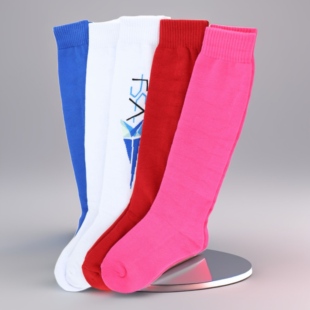 击剑袜子 击剑剑袜 儿童 成人 加厚吸汗透气全棉弹力膝盖袜子彩色