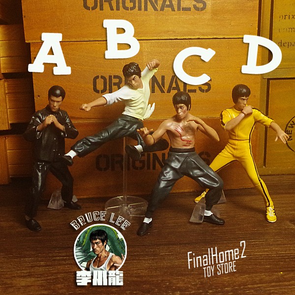 李小龙拼装摆件模型玩具公仔人偶