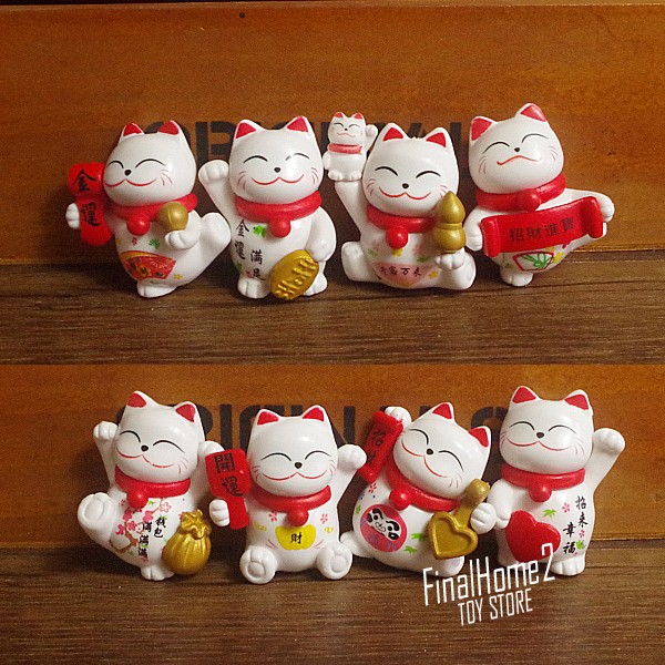 日单招财猫摆件模型喵星人