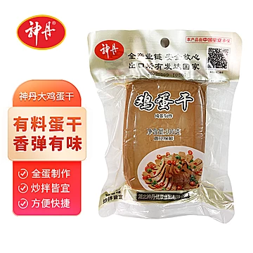 神丹鸡蛋干100g*6袋即食真空包装酱香味