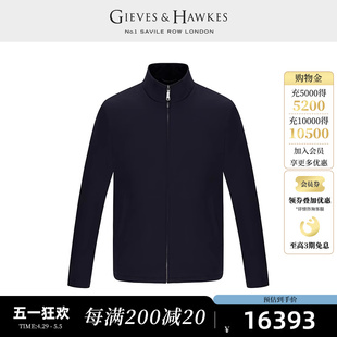 GIEVES&HAWKES G4460EI011 派克服水貂毛皮夹克风衣 君皇仕GH男士