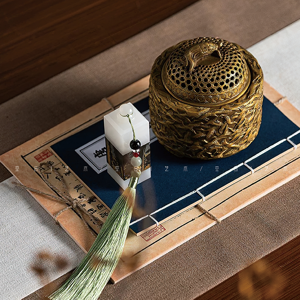 茶几书房综合材质新中式