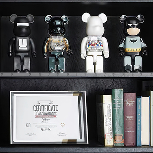 饰品 样板间酒店客厅玄关装 空合 现代潮玩趣味彩绘手办暴力熊摆件