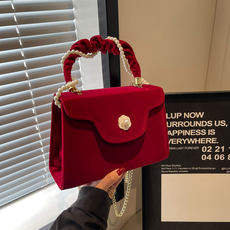 红色包包婚包女新娘结婚女包2025新款复古手提包单肩斜挎包高级红,箱包皮具/热销女包/男包,小方包,淘宝优惠券,粉丝福利购,淘宝优惠卷