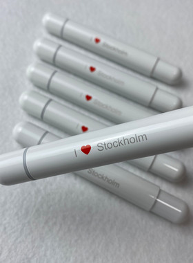 原子笔pico口袋钢琴白色斯德哥尔摩特别限量款 德国原装lamy/凌美