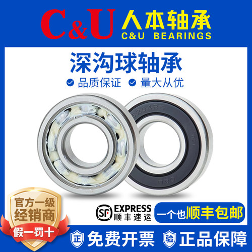 人本轴承型号6200 6201 6202 6203大6204全6205ETK6206耐高温6207