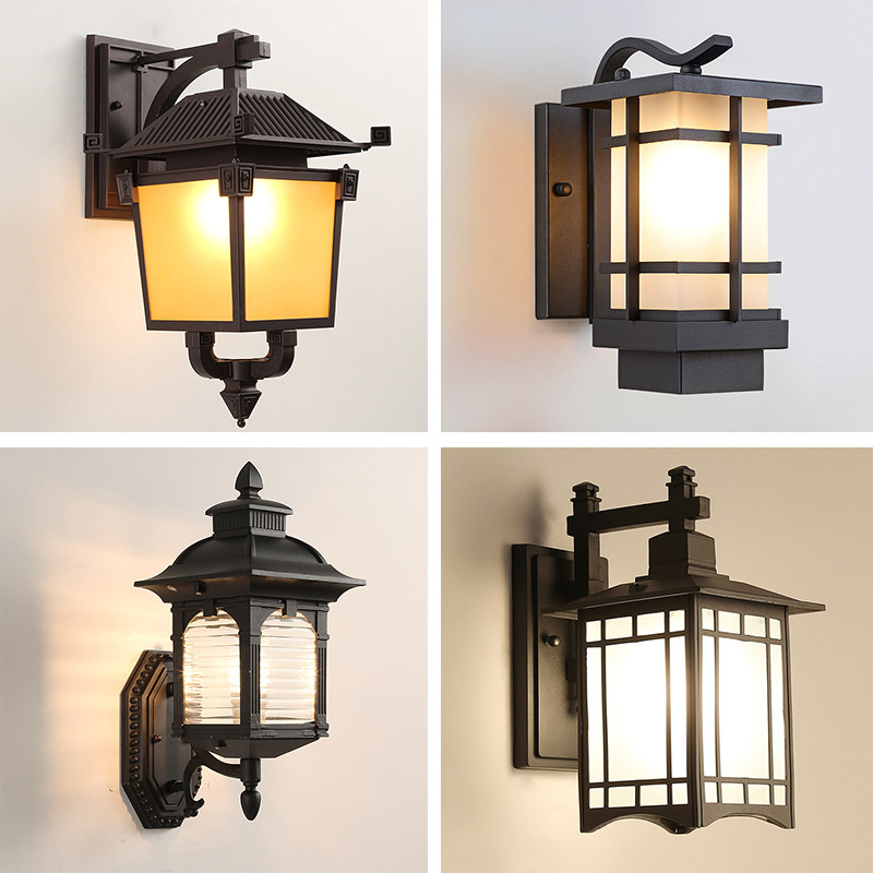 New Chinese style outdoors Wall lamp waterproof Courtyard To fake something antique EXTERIOR gate register and obtain a residence permit hotel villa Lawn Outdoor Lightingin the Decoration main material , Lamps , Wall lamp  category - from Buy2taobao.com to provide professional Taobao agent buy service