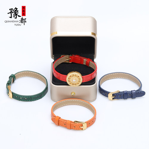 豫都牛皮手表带手腕手环手绳时尚