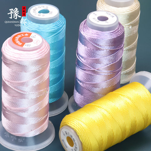 12股莫兰迪编织穿珠红绳手绳