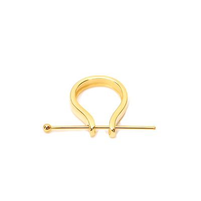 s925纯银吊坠扣银扣头镀18k金diy