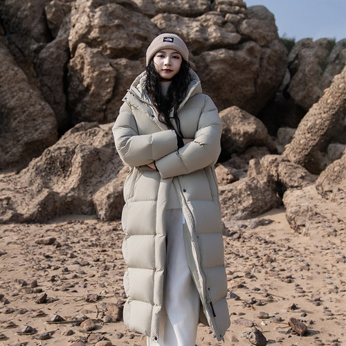 修身显瘦长款高端羽绒服加厚