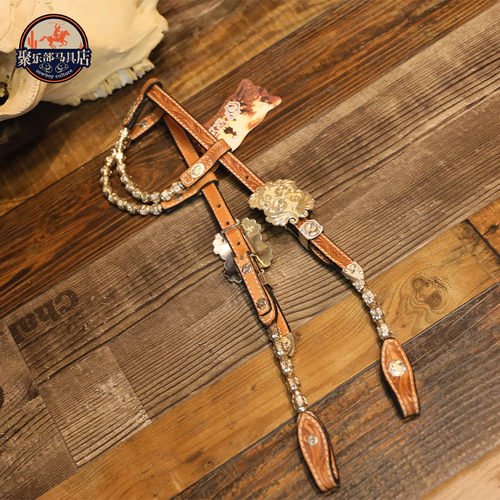 美国进口reining双耳水勒缰绳