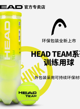 HEAD海德网球ball比赛训练用球单人练习训练专业TEAM无压有压网球