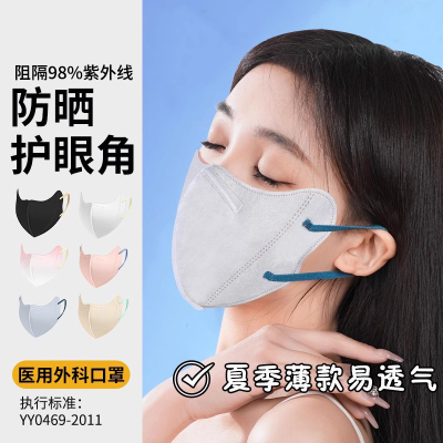 夏季防晒护眼角医用外科口罩