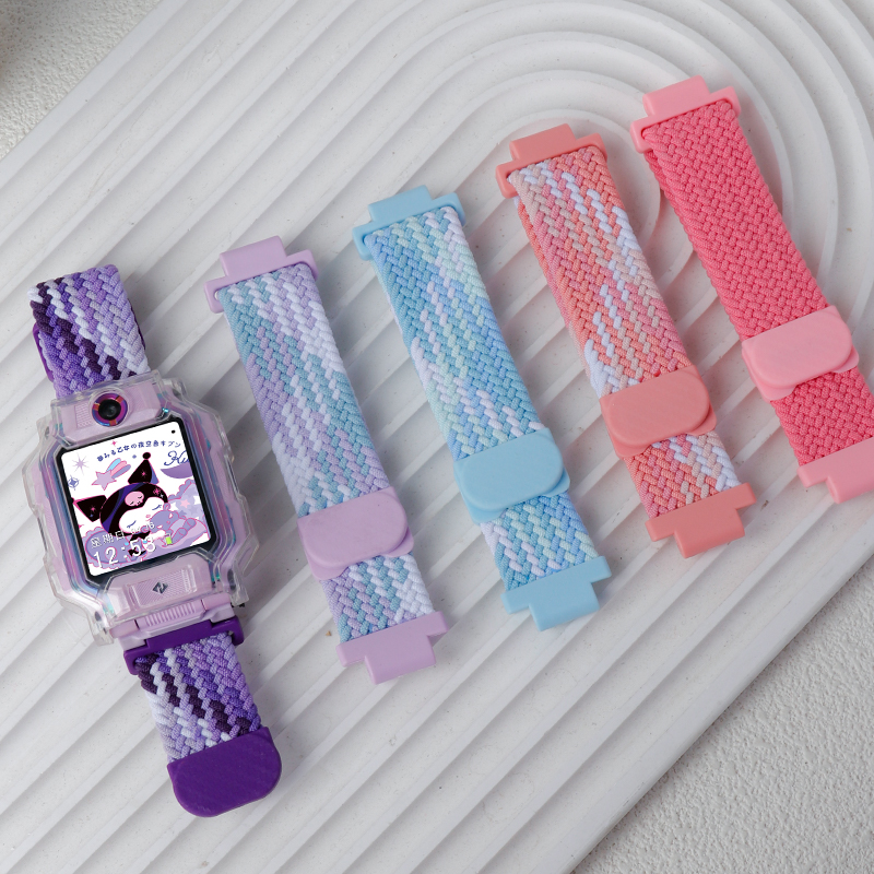 尼龙编织磁吸腕带z10适用小天才电话手表Z9/Z8a/Z7Z5Z6表带D3男女