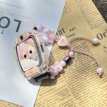 粉色系手链表带适用小天才电话手表z10/Z9/Z8a/Z7Z6proD3替换腕带