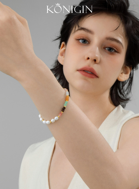 925纯银淡水珍珠手链女