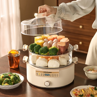 荣事达电火锅家用多功能电热锅一体电锅电炒锅蒸汽锅家用蒸汽