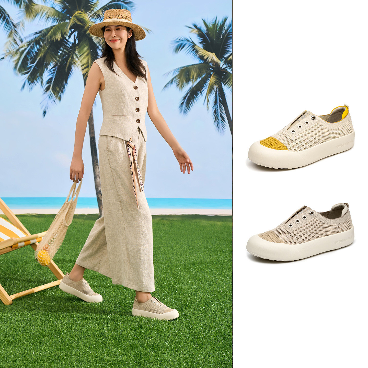 2026新款女鞋轻便舒适一脚蹬妈妈鞋子软底软面透气网面渔夫鞋春款,女鞋,渔夫鞋,淘宝优惠券,粉丝福利购,淘宝优惠卷