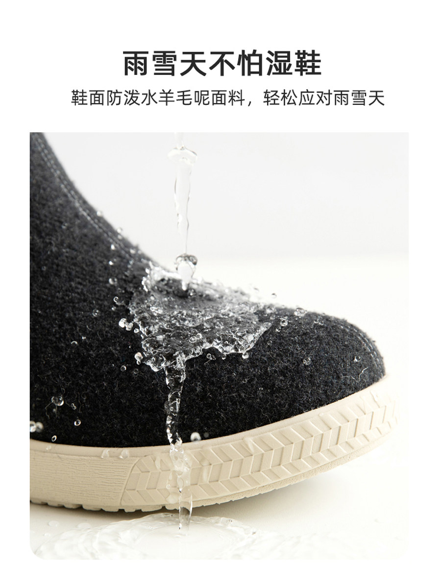 COMFORTABLE BOOTS GIRLS FALL|WINTER 2024 NEW CASUAL VERSATILE CHELSEA SINGLE BOOTS NON-SLIP MOMMY BOOTS 1065