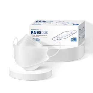 袋鼠医生kn95口罩工业防重度粉尘防尘肺3d立体活性炭防护独立包装