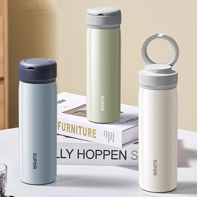 苏泊尔316L不锈钢可手提保温杯